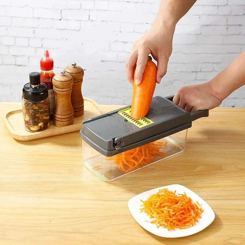 Revolutionize Your Kitchen with the Ultimate 16-in-1 Vegetable Chopper!